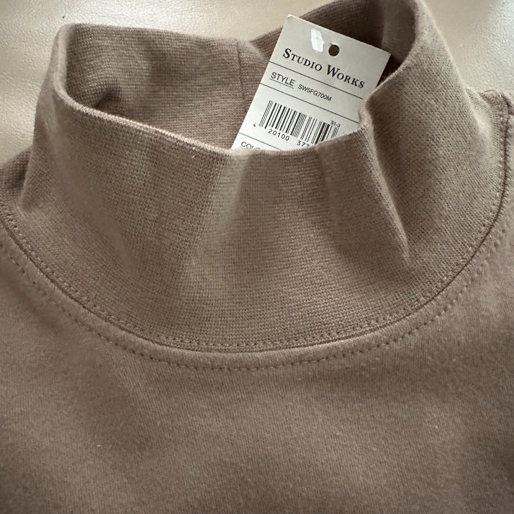 Studio Works Mock Turtleneck Top